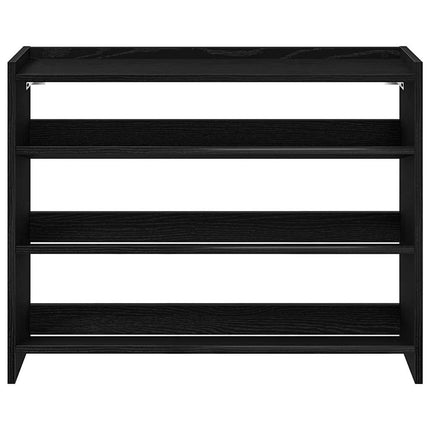 skostativ 80x25x62 cm konstrueret træ sort