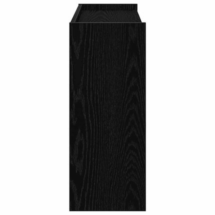 skostativ 80x25x62 cm konstrueret træ sort
