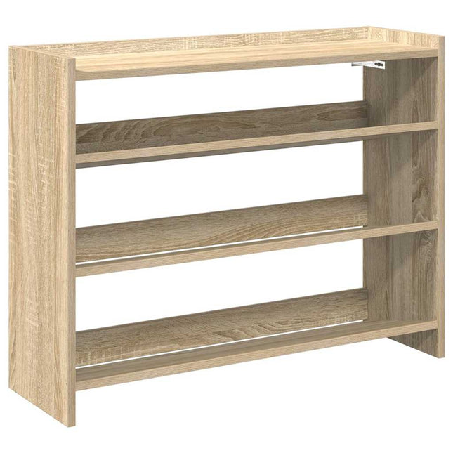 skoreol 80x25x62 cm konstrueret træ sonoma-eg
