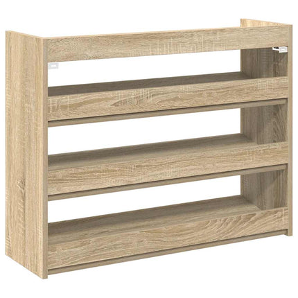 skoreol 80x25x62 cm konstrueret træ sonoma-eg