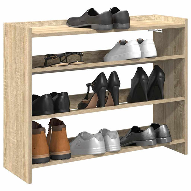skoreol 80x25x62 cm konstrueret træ sonoma-eg