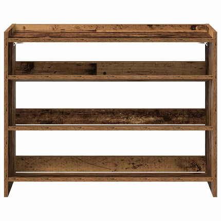 skoreol 80x25x62 cm konstrueret træ antikt træ