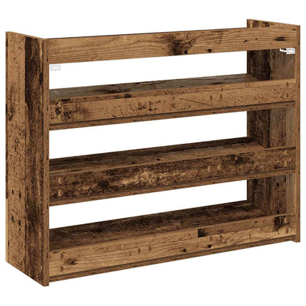 skoreol 80x25x62 cm konstrueret træ antikt træ