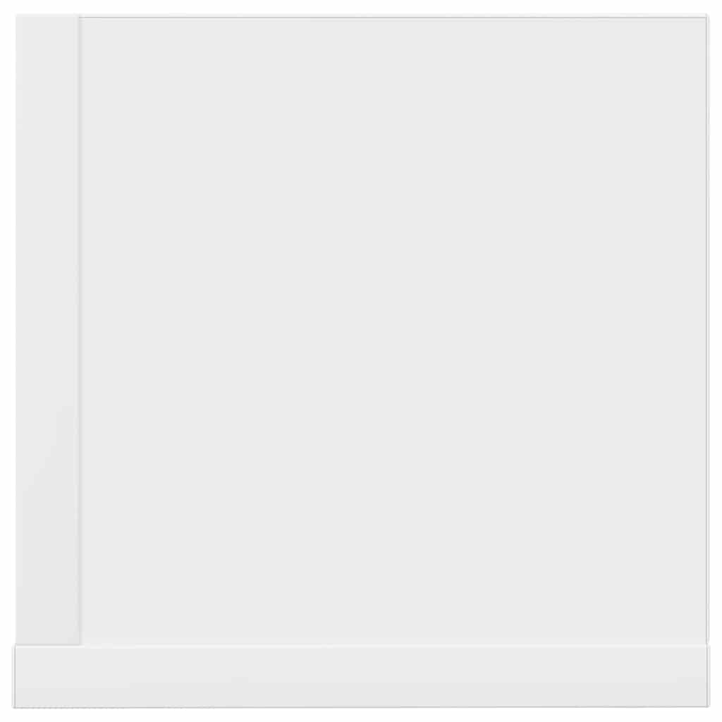 væghylder 2 stk. 75x16,5x16,5 cm spånplader hvid