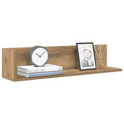 væghylder 2 stk. 75x16,5x16,5 cm konstrueret træ kunsteg