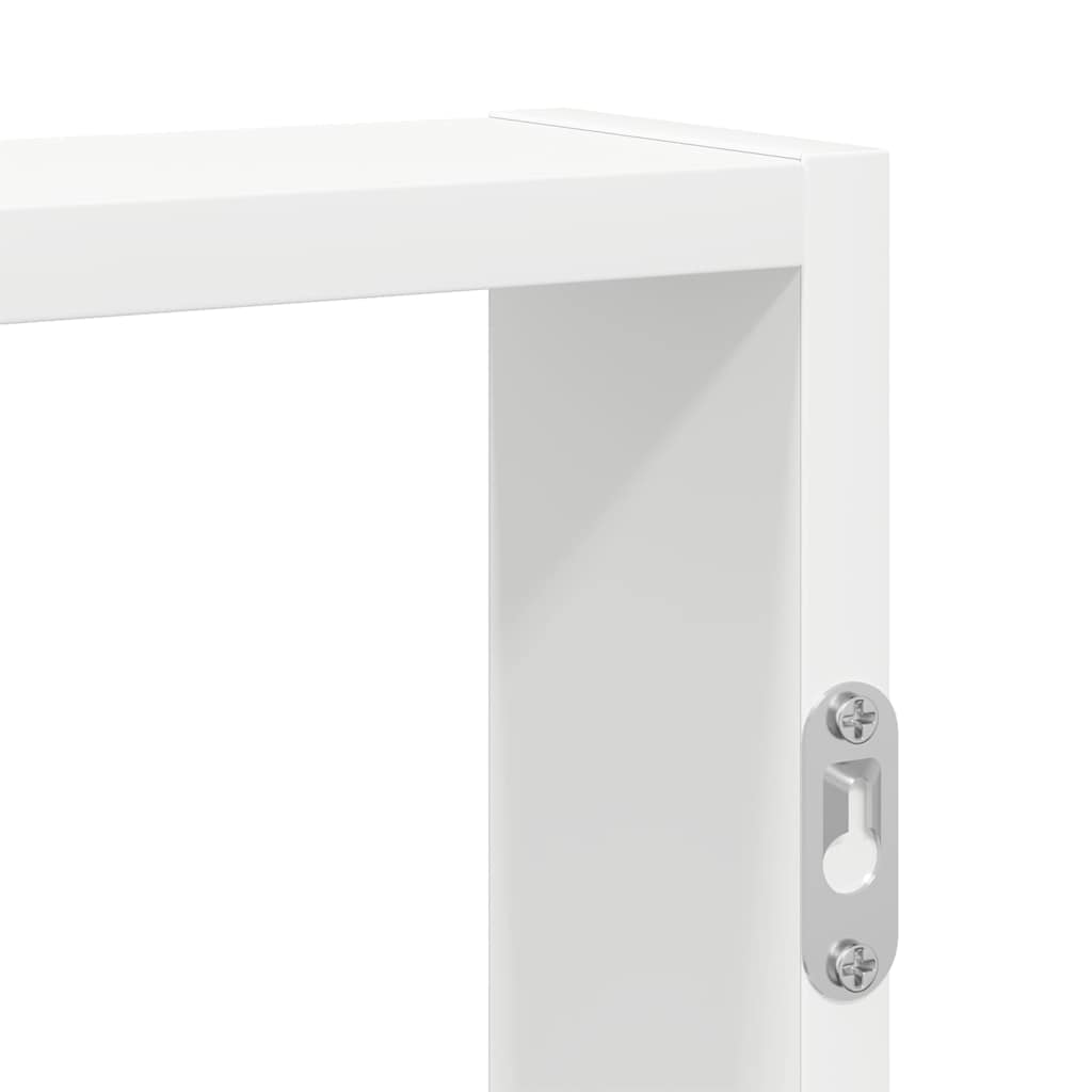 væghylde 43x9x60 cm konstrueret træ hvid