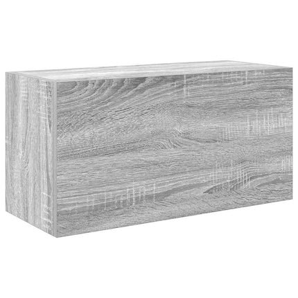 væghængt badeværelsesskab 60x25x30 cm konstrueret træ
