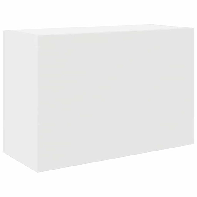 væghængt badeværelsesskab 60x25x40 cm konstrueret træ hvid