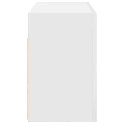 væghængt badeværelsesskab 60x25x40 cm konstrueret træ hvid