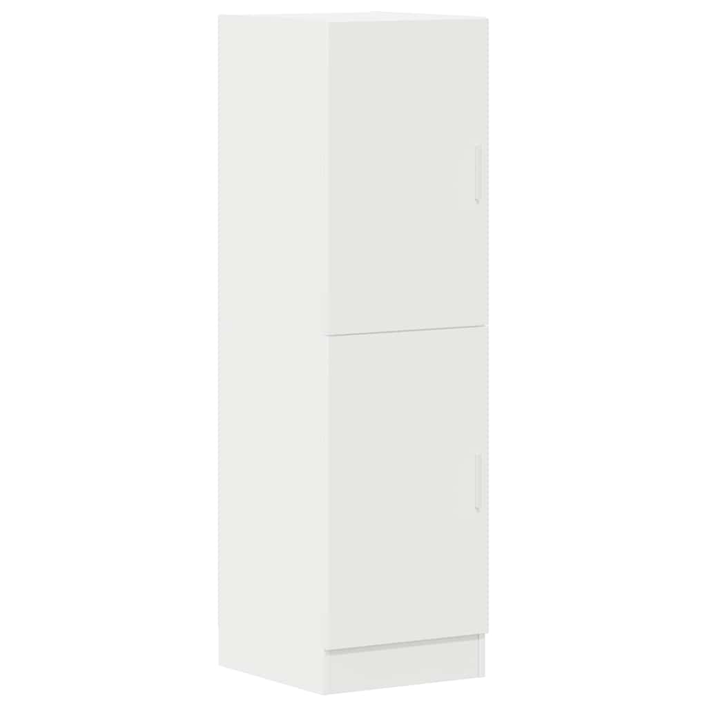 køkkenskab 38x41,5x131,5 cm konstrueret træ hvid