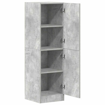 køkkenskab 38x41,5x131,5 cm konstrueret træ betongrå