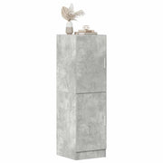 køkkenskab 38x41,5x131,5 cm konstrueret træ betongrå