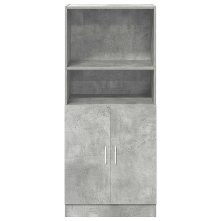 køkkenskab 57x41,5x131,5 cm konstrueret træ betongrå