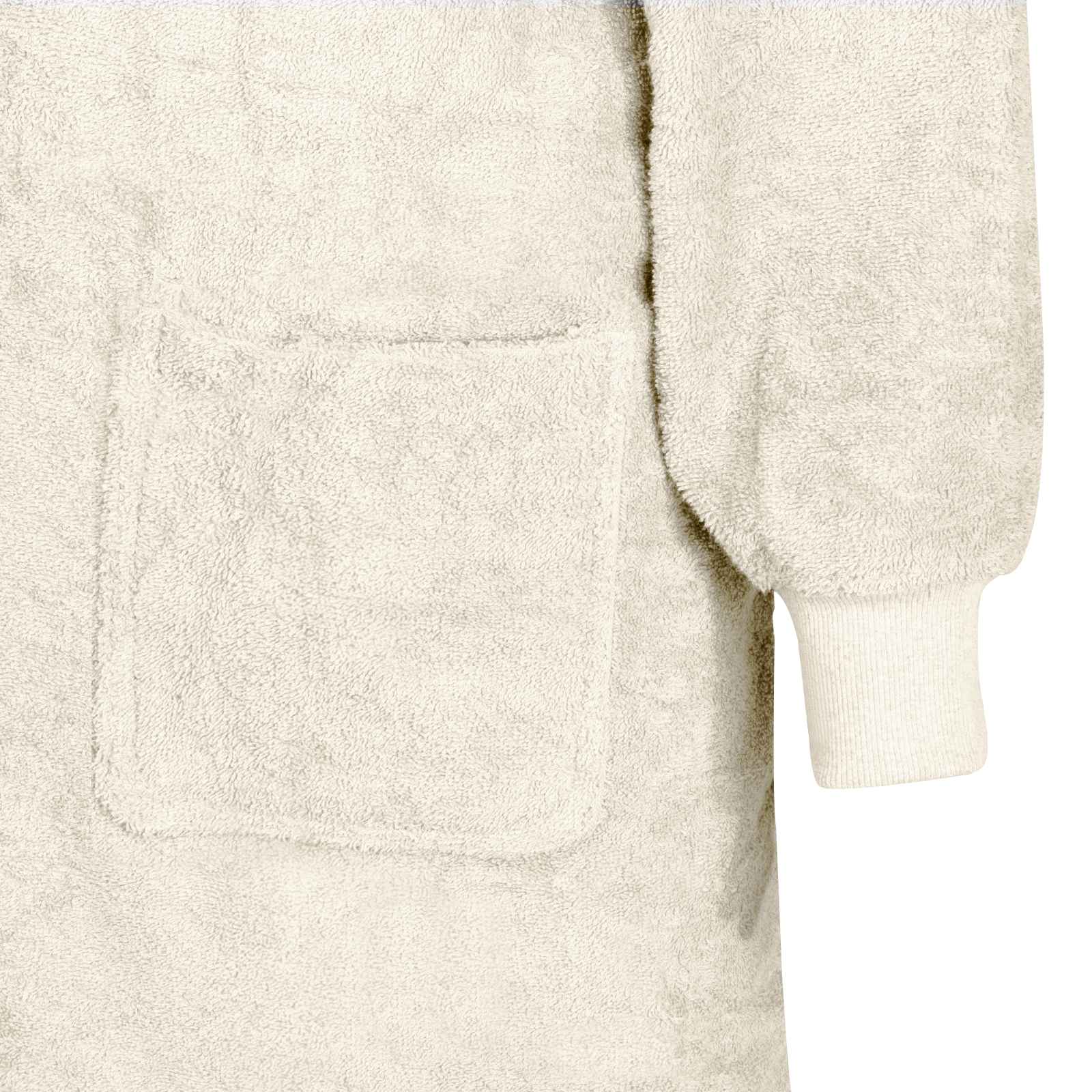 Tæppe-hoodie KINN Creme XXL Bomuld