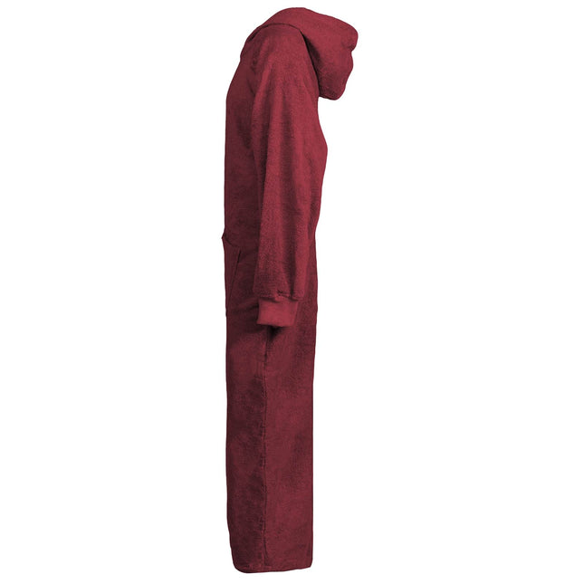 Tæppe-hoodie KINN Rød XXL Bomuld