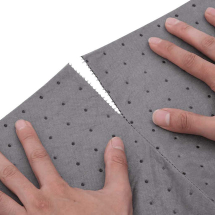 olieabsorberende pude 40x1000 cm grå