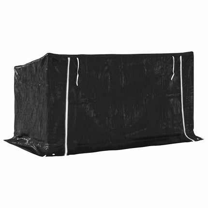 brændestativ med regnslag 200,5x100,5x110,5cm galvaniseret stål