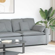 modulopbygget sofaarmlænsendemodul med hynder 100 cm lysegrå