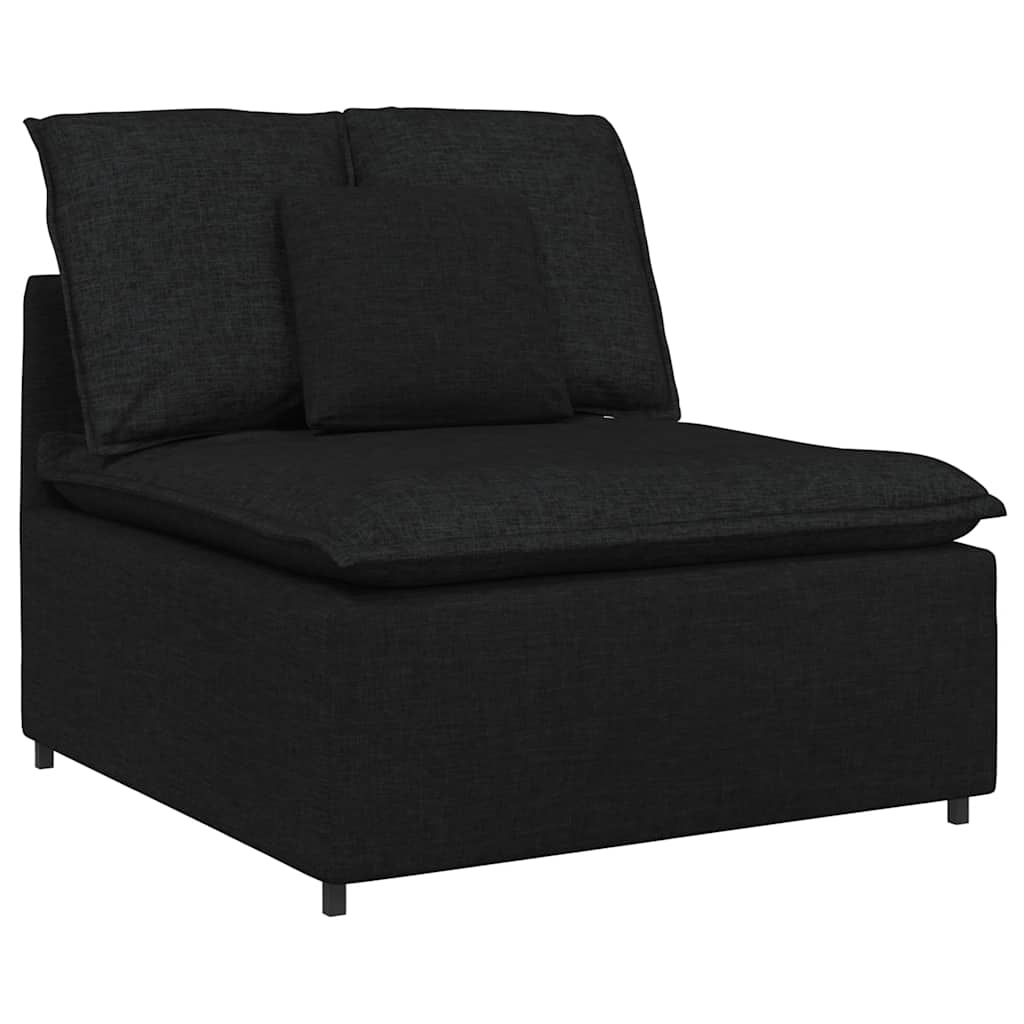 modulopbygget sofacentermodul med hynder 100 cm sort