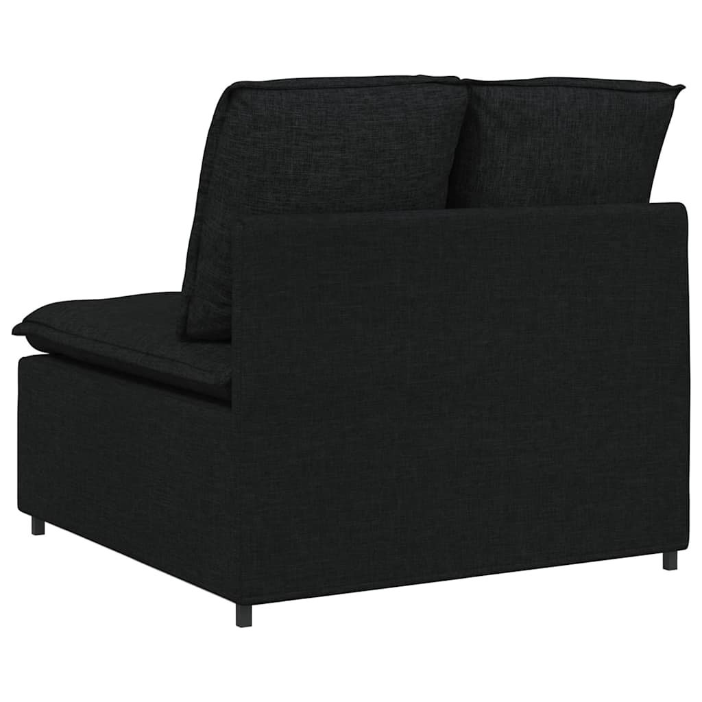modulopbygget sofacentermodul med hynder 100 cm sort