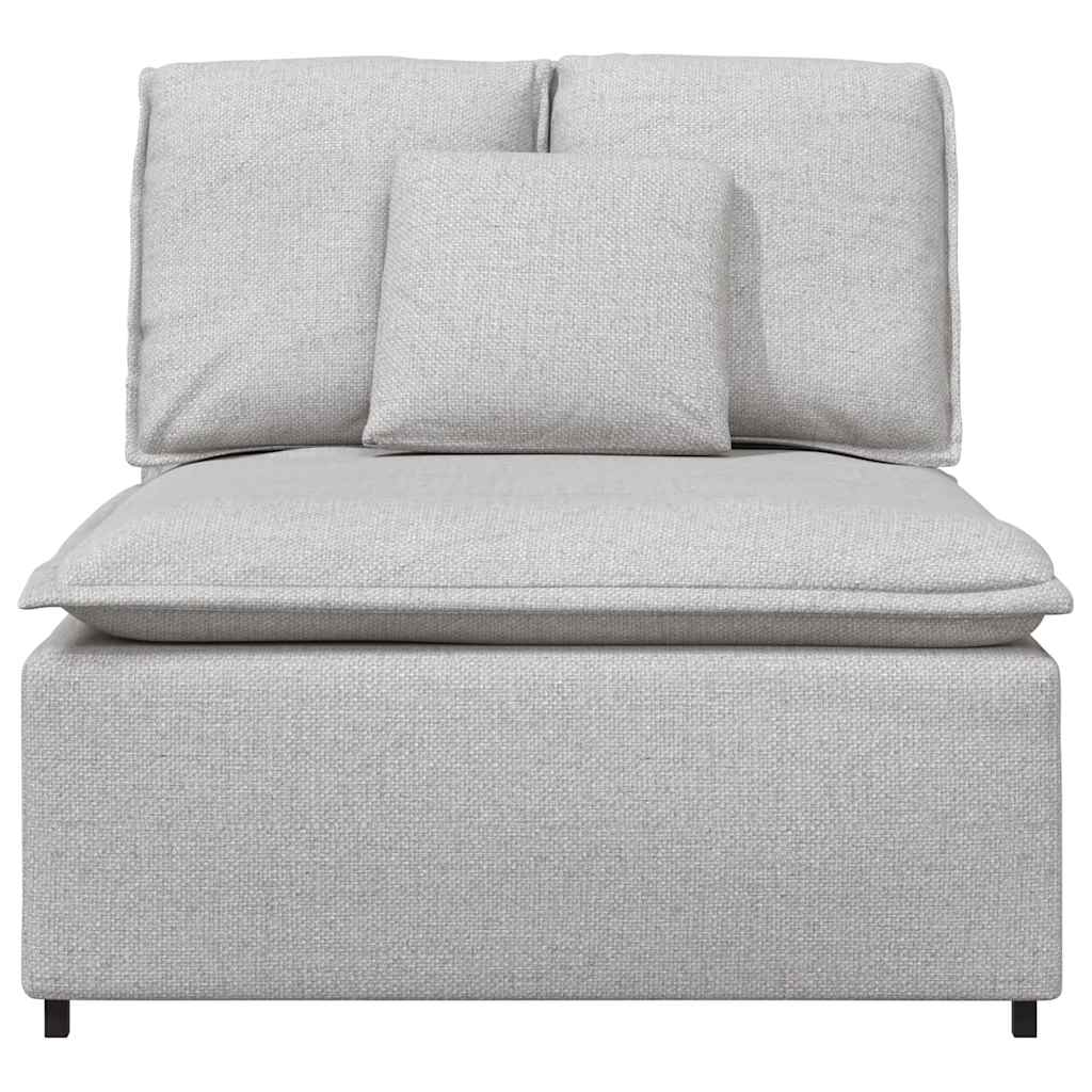 modulopbygget sofacentermodul med hynder 100 cm skygrå