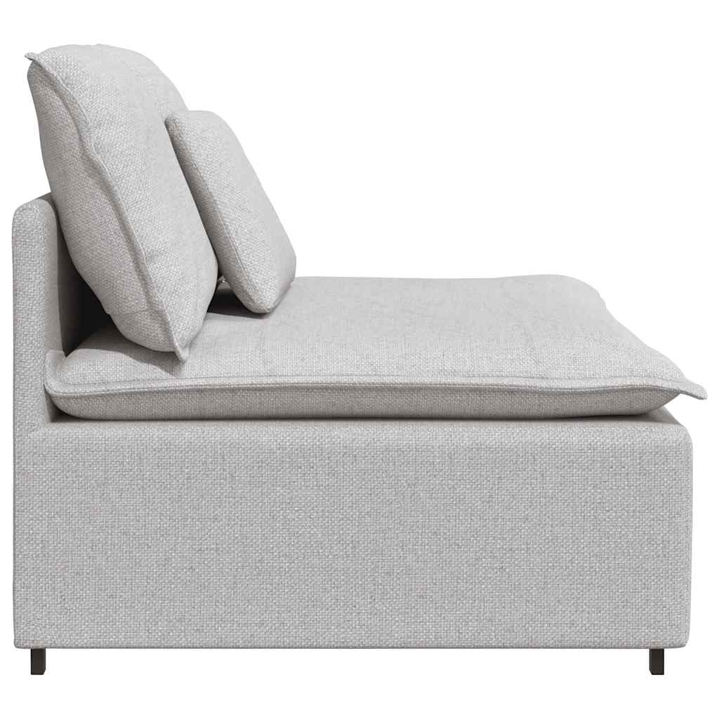 modulopbygget sofacentermodul med hynder 100 cm skygrå