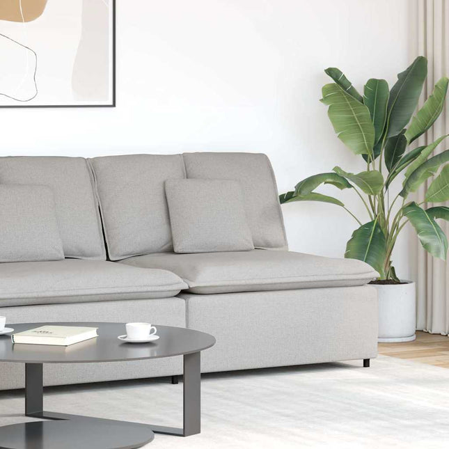 modulopbygget sofacentermodul med hynder 100 cm skygrå