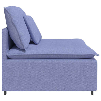 modulopbygget sofacentermodul med hynder 100 cm jeansblå