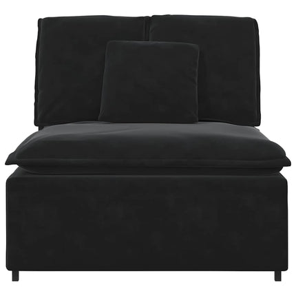 modulopbygget sofacentermodul med hynder 100 cm sort