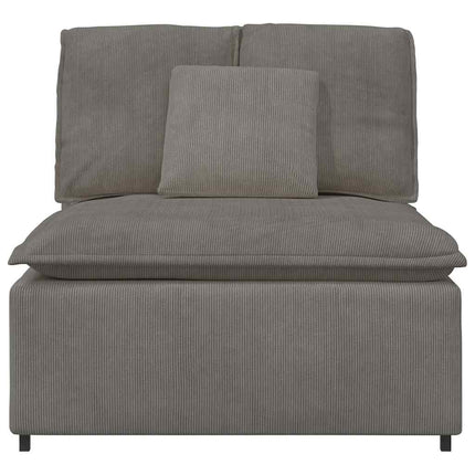 modulopbygget sofacentermodul med hynder 100 cm lysegrå