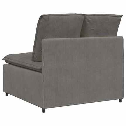 modulopbygget sofacentermodul med hynder 100 cm lysegrå