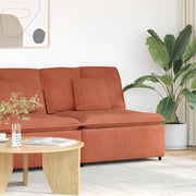 modulopbygget sofacentermodul med hynder 100 cm rød orange
