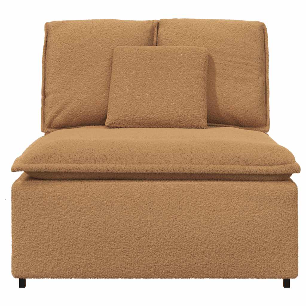 modulopbygget sofacentermodul med hynder 100 cm beige
