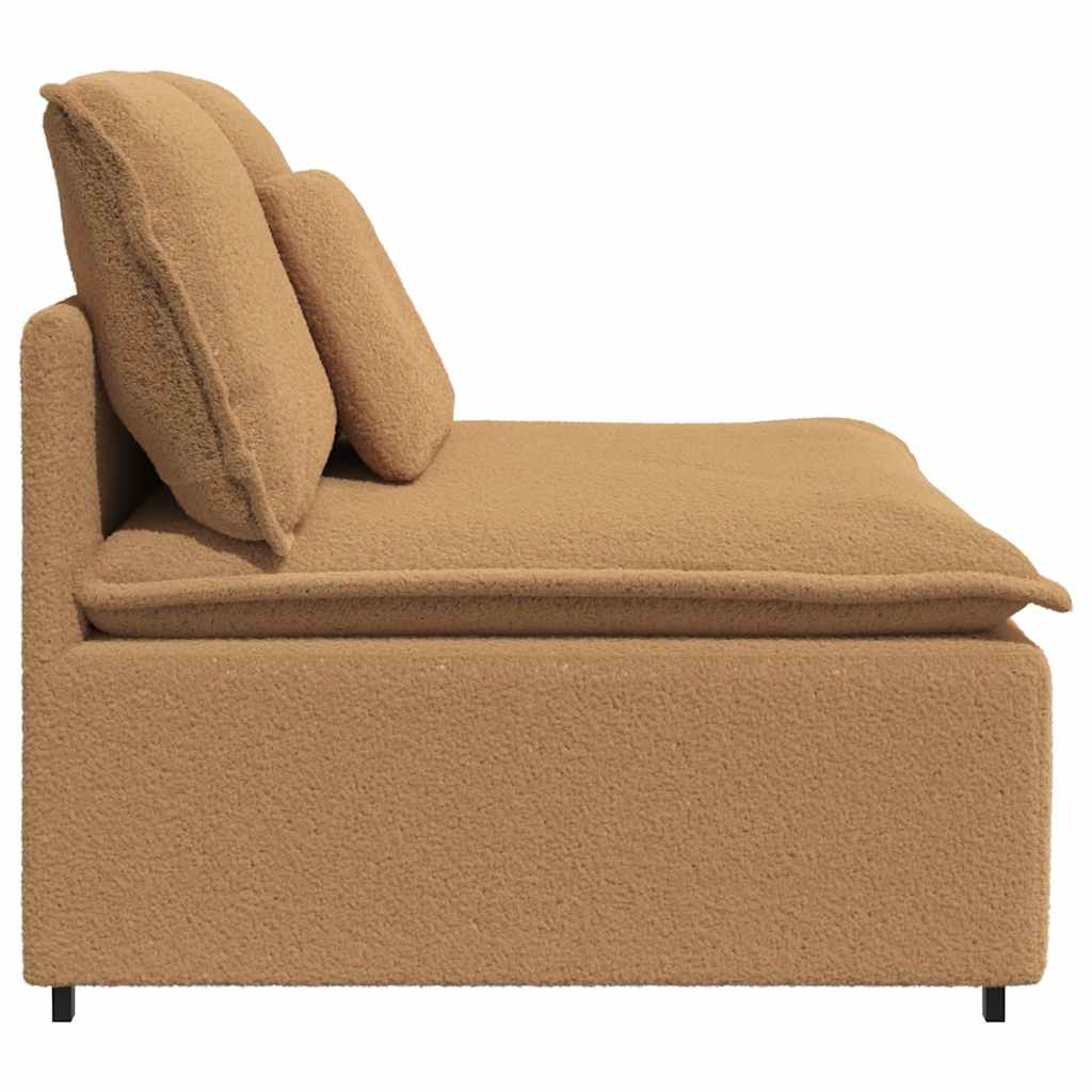 modulopbygget sofacentermodul med hynder 100 cm beige