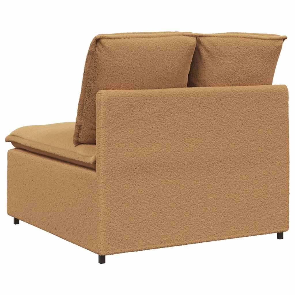 modulopbygget sofacentermodul med hynder 100 cm beige