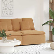 modulopbygget sofacentermodul med hynder 100 cm beige