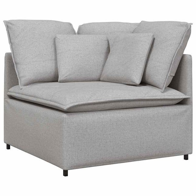 modulsofa hjørnemodul med hynder 100 cm skygrå
