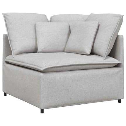 modulsofa hjørnemodul med hynder 100 cm skygrå