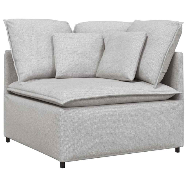 modulsofa hjørnemodul med hynder 100 cm skygrå