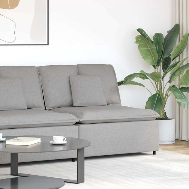 modulsofa hjørnemodul med hynder 100 cm skygrå