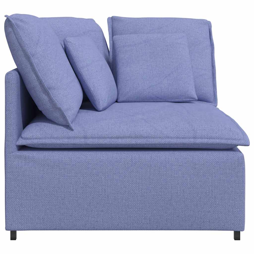 modulsofa hjørnemodul med hynder 100 cm jeansblå