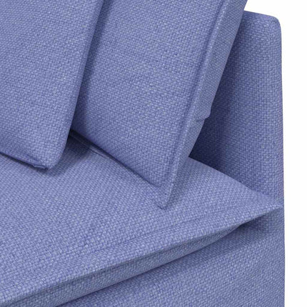 modulsofa hjørnemodul med hynder 100 cm jeansblå