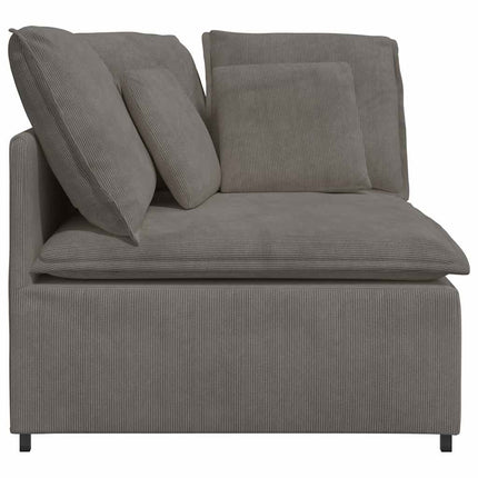 modulsofa hjørnemodul med hynder 100 cm lysegrå