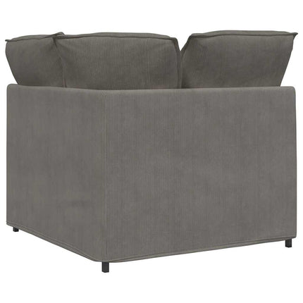modulsofa hjørnemodul med hynder 100 cm lysegrå