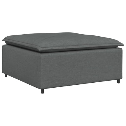 modulær sofa fodskammel modul mørkegrå 100x100x48 cm