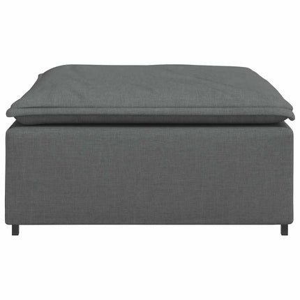 modulær sofa fodskammel modul mørkegrå 100x100x48 cm