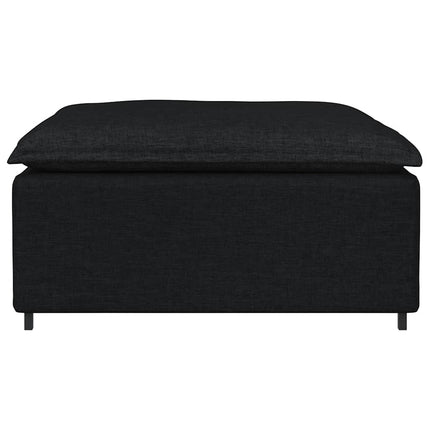 modulær sofa fodskammel modul sort 100x100x48 cm