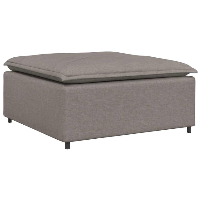 modulær sofa fodskammel taupe 100x100x48 cm