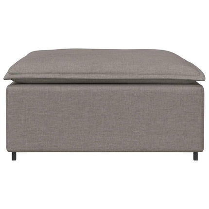 modulær sofa fodskammel taupe 100x100x48 cm