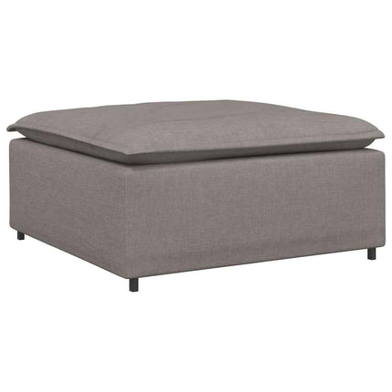 modulær sofa fodskammel taupe 100x100x48 cm